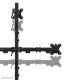 15. Neomounts DS60-600BL2-1 uchwyt / stojak do monitorów 81,3 cm (32") Biurko Czarny