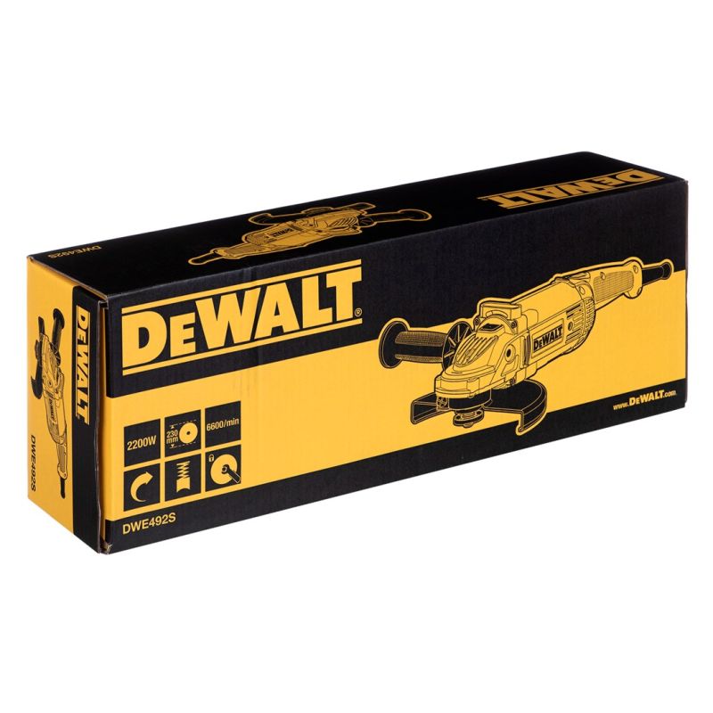 8. Szlifierka kątowa 2200W 230mm DEWALT DWE492S