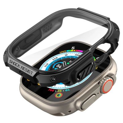 10. Etui Spigen Tough Armor na Apple Watch Ultra 49 mm - czarne