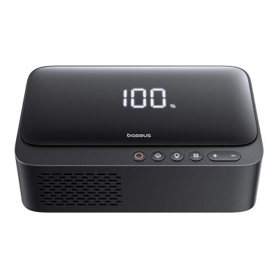 4. Jump starter Baseus Super Energy BS-CH013 4w1 600A z latarką / powerbankiem 6000mAh / kompresorem - czarny