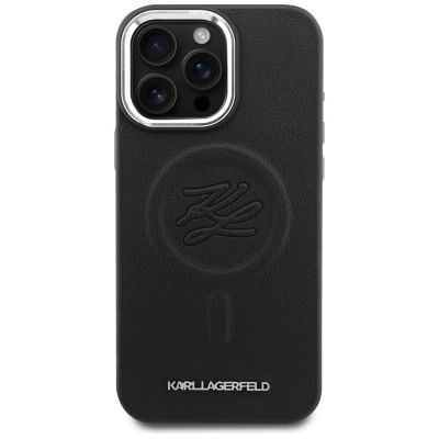 3. Etui Karl Lagerfeld Embossed Ring Initials MagSafe na Samsung Galaxy S26 - czarne