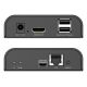 3. Przedłużacz (extender) po skrętce kat.6 HDMI 4K/60Hz z KVM USB 2.0 przez IP 1G lub do 120m/200m - dodatkowy odbiornik do DS-55355