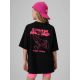 2. T-shirt loose z nadrukiem dziewczęcy 4F 4FJRSS26TTSHF3910-20S