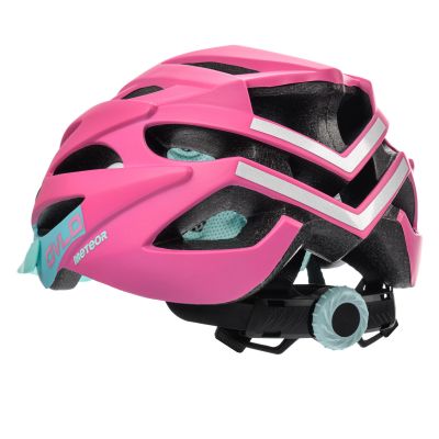 9. Kask rowerowy Meteor Ovlo M 16863 55-58 cm różowy