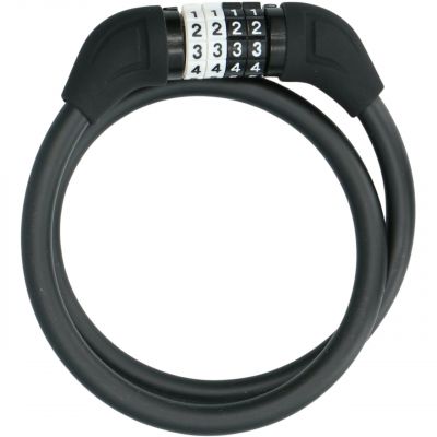 2. Zapięcie rowerowe Dunlop linka, szyfr 10 mm x 65 cm 1042497