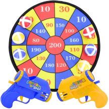 DART RZUTKI DLA DZIECI NA RZEPY Z PISTOLETAMI 36CM