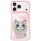 Etui Nimmy Big Eyed Pet 2.0 Cat do iPhone 17 Pro - różowe