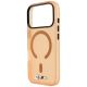 6. Etui BMW M IML Frosted Metal Logo & Trims MagSafe na iPhone 17 Pro / 18 Pro - pomarańczowe