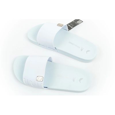 7. Rider buty klapki męskie sportowe R10 Slide wygodne błękitne laczki