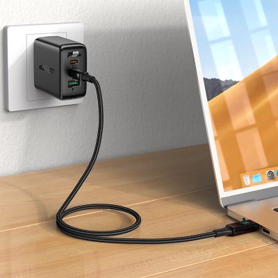 4. Acefast kabel MFI USB Typ C - Lightning 1,2m, 30W, 3A czarny (C6-01 Black)