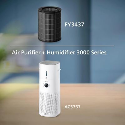 2. Philips Zintegrowany filtr 3w1 Pasuje do oczyszczacza 2w1: AC3737/10 Filtr NanoProtect HEPA Pro S3