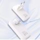8. Ładowarka sieciowa podróżna GaN Dudao A65Q 65W USB-A / USB-C PD ultracienka EU / US - biała