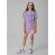 4. T-shirt regular z nadrukiem dziewczęcy 4F 4FJRAW26TTSHF4240-52S