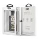 7. Etui Karl Lagerfeld Karl logo Glitter na iPhone X / Xs - czarne