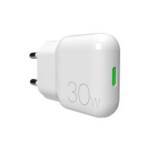 Ładowarka sieciowa GaN Puro SLIMPRO 30W USB-C - biała