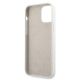 7. Etui Guess Metal Logo Script na iPhone 12 mini - białe
