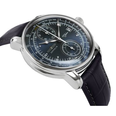 2. Zegarek Męski ZEPPELIN 100 Yahre Chronograph 8670-3 + BOX