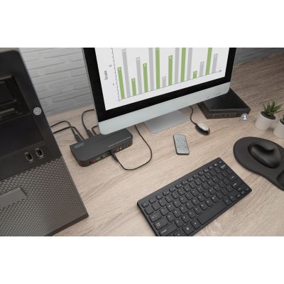 8. Digitus Przełącznik KVM, 2 x 1 HDMI, wyjście HDMI, USB, 4K x 2K przy 60 Hz