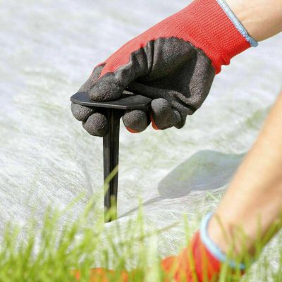 18. SZPILKI GROTY KOŁKI DO AGROWŁÓKNINY HARPOON PEG WYS. 12,5CM 50SZT