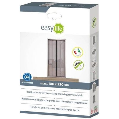 27. MOSKITIERA DRZWIOWA LAMELOWA 100X220 CM ZAMKNIĘCIEM NA MAGNES