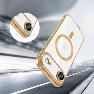 5. Etui Tech-Protect MagFlex MagSafe na iPhone 17 Air - przezroczysto-złote