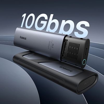 8. Kieszeń na dysk SSD Baseus FlyJoy M.2 NVMe 10 Gb/s - szara