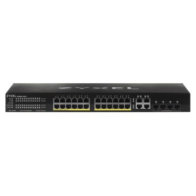 2. Switch Zyxel GS1920-24HP 28p PoE (PoE+: 24;) 375W Managed Gigabit