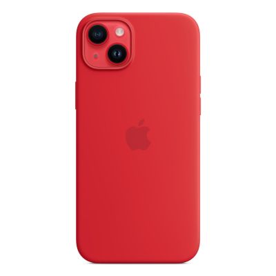 5. Etui Silikonowe Apple Original iPhone 14 Plus z MagSafe Kolor Product(RED)