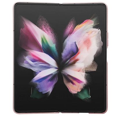 6. Etui Guess Glitter Script na Samsung Galaxy Z Fold 5 - różowe