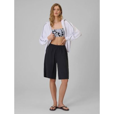 3. Bluza dresowa regular z kapturem damska 4F 4FRSS26TSWSF2990-10S