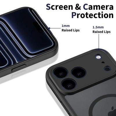 4. Etui Tech-Protect BasicMag MagSafe na iPhone 17 Pro - czarny mat