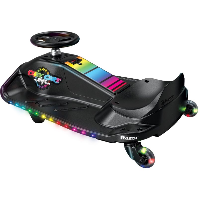 9. Razor CRAZY CART Shift Lightshow Lithium - Pojazd elektryczny do driftu