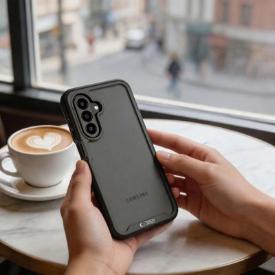 6. Etui Tech-Protect Defense na Samsung Galaxy A36 / A56 / A27 / A37 5G - czarne matowe