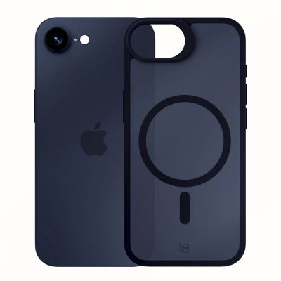 12. Etui 3mk Smoke MagCase na Apple iPhone SE4/16E - czarny mat