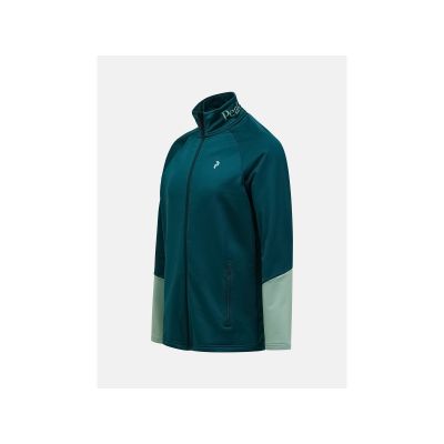 2. Bluza męska PEAK PERFORMANCE M Rider Essentials Midlayer Zip Jacket kolor zielony