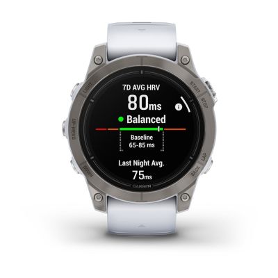 6. Zegarek sportowy Garmin Epix Pro Gen 2 Sapphire 47mm Titanium Whitestone