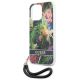 6. Etui Guess Flower Strap na iPhone 13 Pro / iPhone 13 - niebieskie