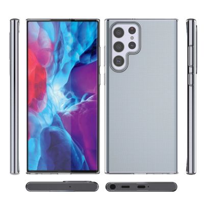 3. Żelowy pokrowiec etui Ultra Clear 0.5mm Samsung Galaxy S22 Ultra przezroczysty