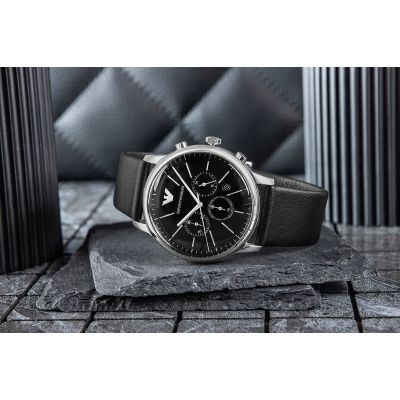 6. Zegarek Męski EMPORIO ARMANI Minimalist Chronograph AR11774 + BOX
