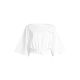 2. Koszulka damska CASALL Heavy Cotton Crop Tee kolor biały