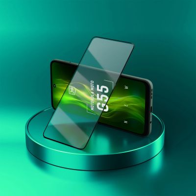 19. Szkło hartowane 3mk HardGlass Max Lite Black na Motorola Moto G55 5G