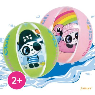 9. PIŁKA PLAŻOWA DMUCHANA PANDA 40CM 53014 ZIELONY