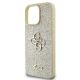 6. Etui Guess Fixed Glitter Big 4G na iPhone 16 Pro - złote