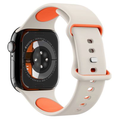 5. Pasek Spigen Nano Pop na Apple Watch 40 / 41 / 42 mm - beżowy