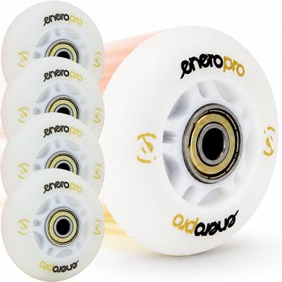 5. KÓŁKA DO ROLEK ENERO PRO PU 64 MM 4 SZT Z ŁOŻYSKAMI ABEC 7 LED