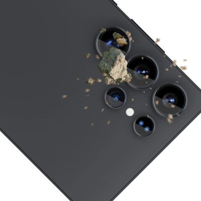 5. Szkło na obiektyw aparatu 3mk Lens Protection Pro Black do Samsung Galaxy S25 Ultra