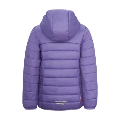 2. Kurtka ultralekka przejściowa dziecięca dla dziewczynki Trollkids Girls Eikefjord Jacket lilac/pistachio green (464-118)