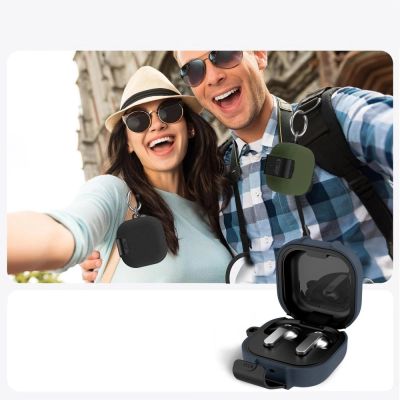 9. Etui Tech-Protect Slim Hook na Samsung Galaxy Buds 4 / 4 Pro - granatowe