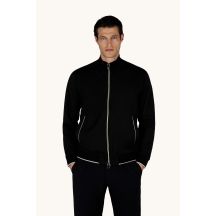 Paul&Shark męska bluza rozpinana z bawełny i lyocellu czarna (26411809-11)