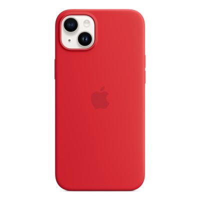 4. Etui Silikonowe Apple Original iPhone 14 Plus z MagSafe Kolor Product(RED)
